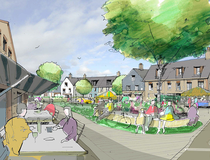 Artistic impression of the proposals.